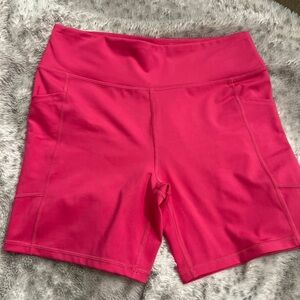 American Eagle Hot Pink Bike Shorts